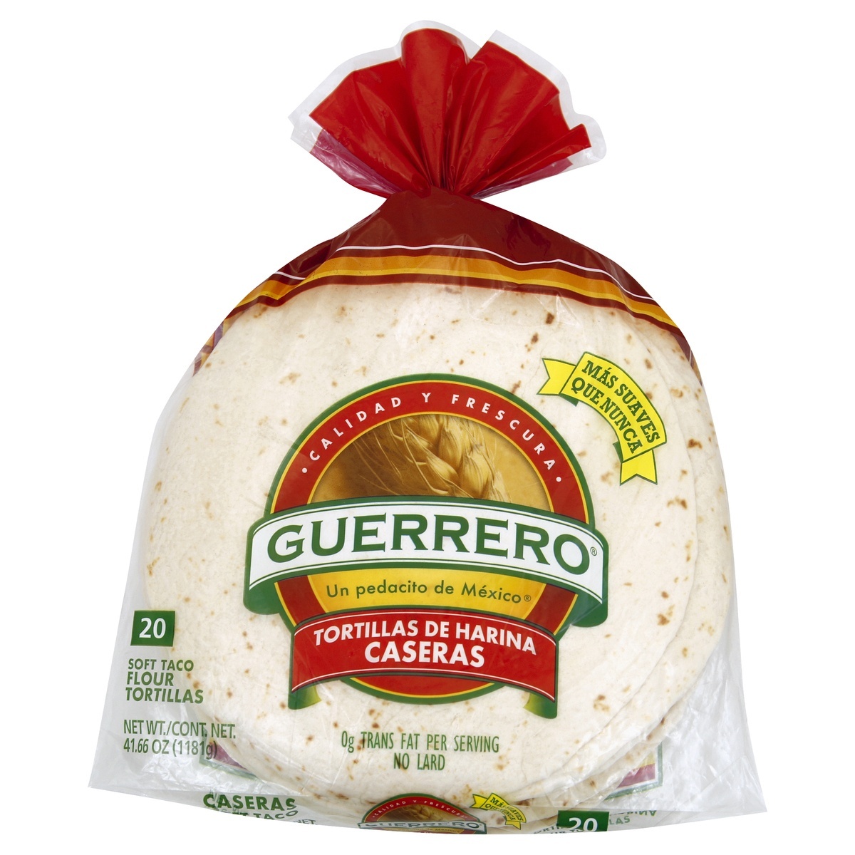 slide 1 of 1, Guerrero Casera Soft Taco, 20 ct