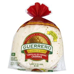 Guerrero Caseras Flour Tortillas, Soft Taco Size, 20 ct