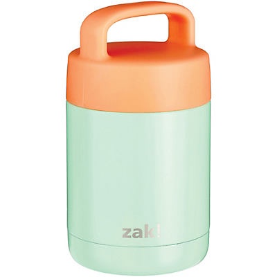 slide 1 of 1, Zak Designs Mint Stainlesss Steel Food Container, 12 oz