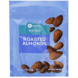 SE Grocers Roasted & Salted Almonds 9 Ounces