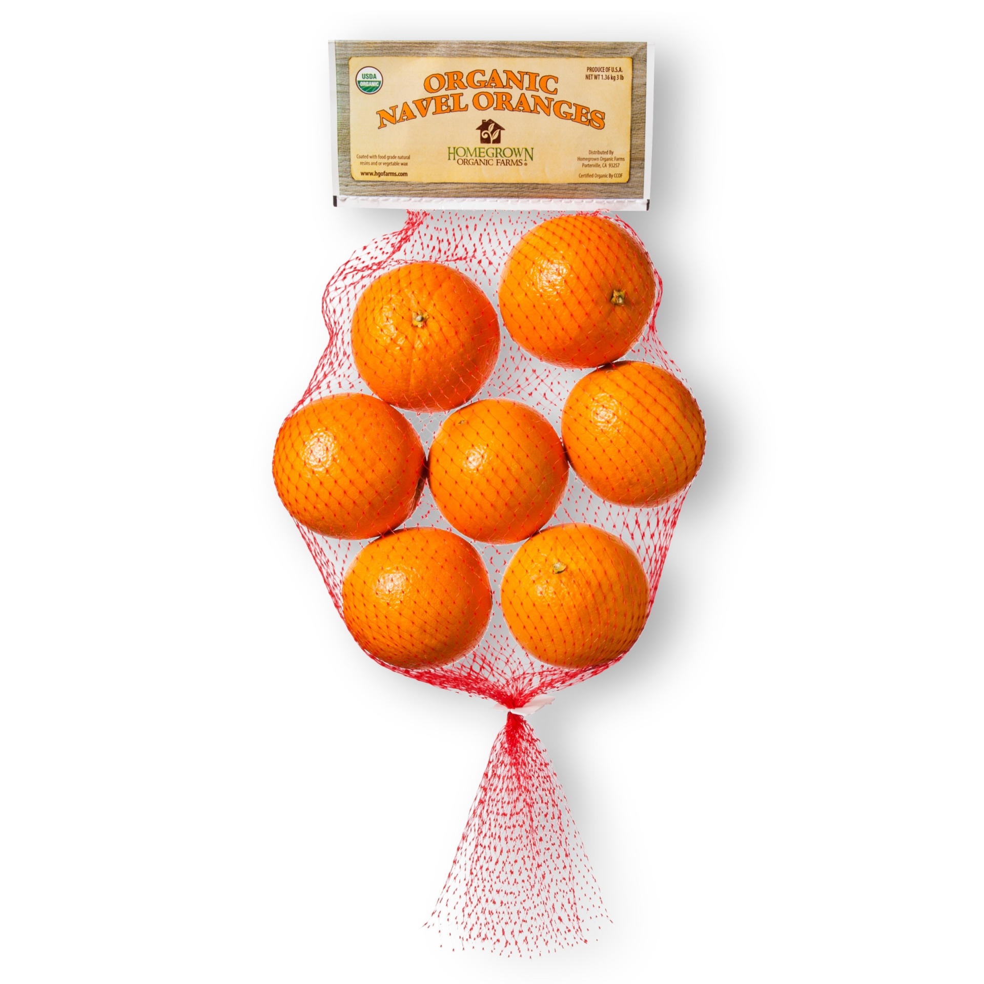 slide 1 of 2, Bee Sweet Citrus Organic Navel Oranges - 3lb Bag, 3 lb