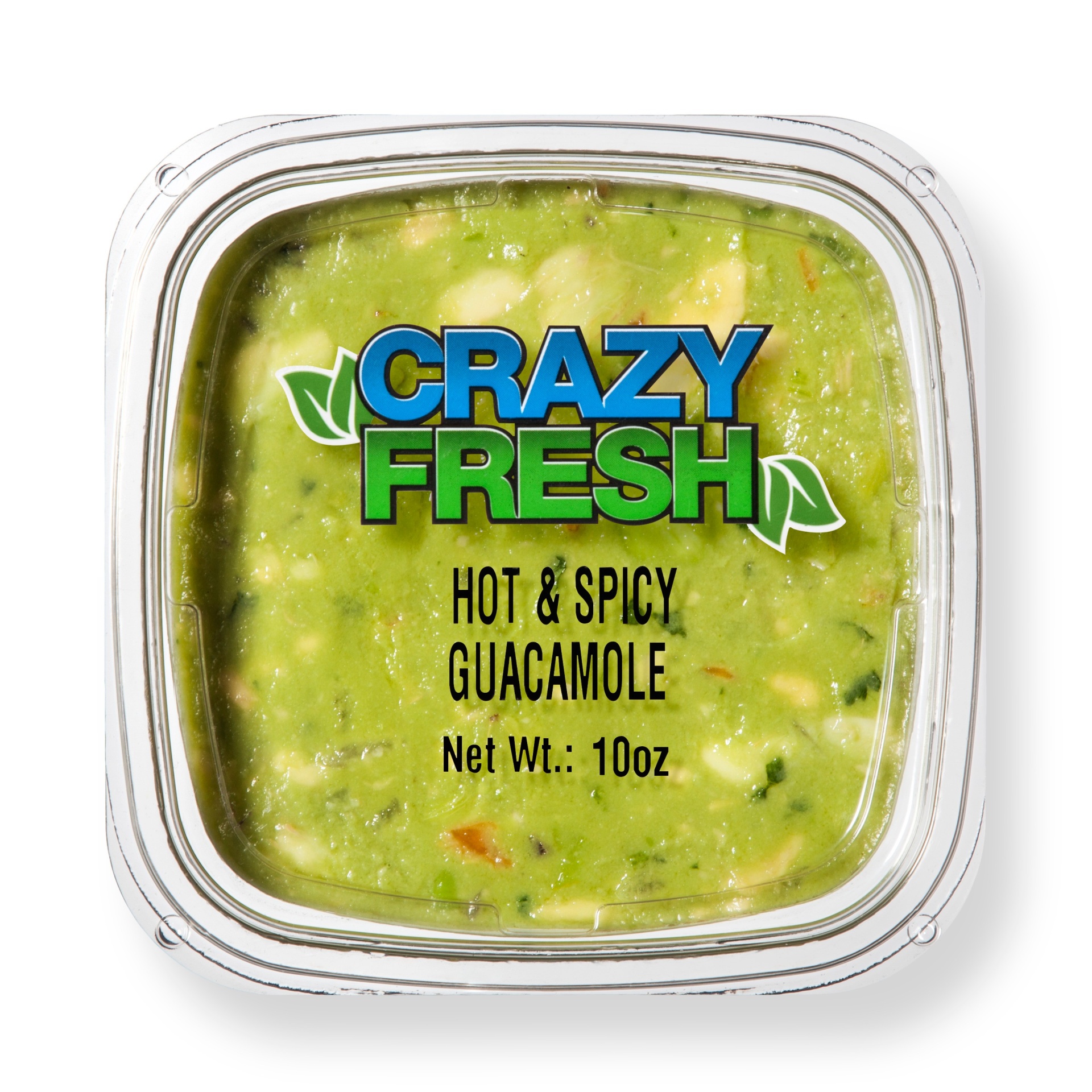 slide 1 of 1, Crazy Fresh Hot & Spicy Guacamole, 10 oz