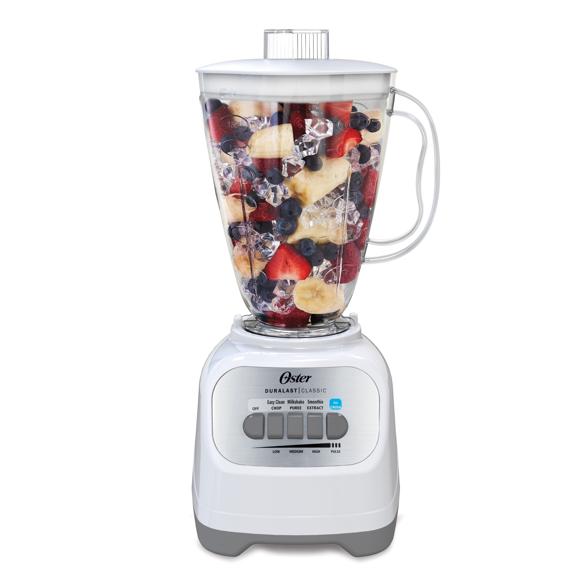 slide 1 of 2, Oster Classic Series 5-Speed Blender - White BLSTCP-W00-000, 1 ct