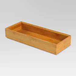 Bamboo 15" Rectangular Drawer Organizer - Threshold