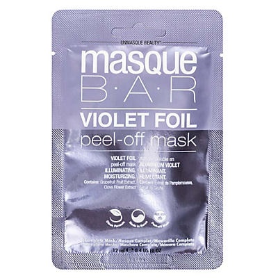 slide 1 of 1, Masque Bar Violet Foil Peel Off Mask, 1 ct