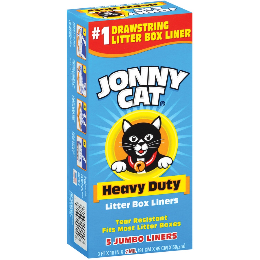 Jonny Cat Jumbo Heavy Duty Litter Box Liners 5 ea Box 5 ct | Shipt