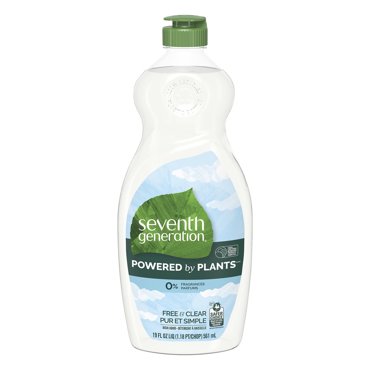 slide 1 of 4, Seventh Generation Dishwash Free And Clear, 19 oz