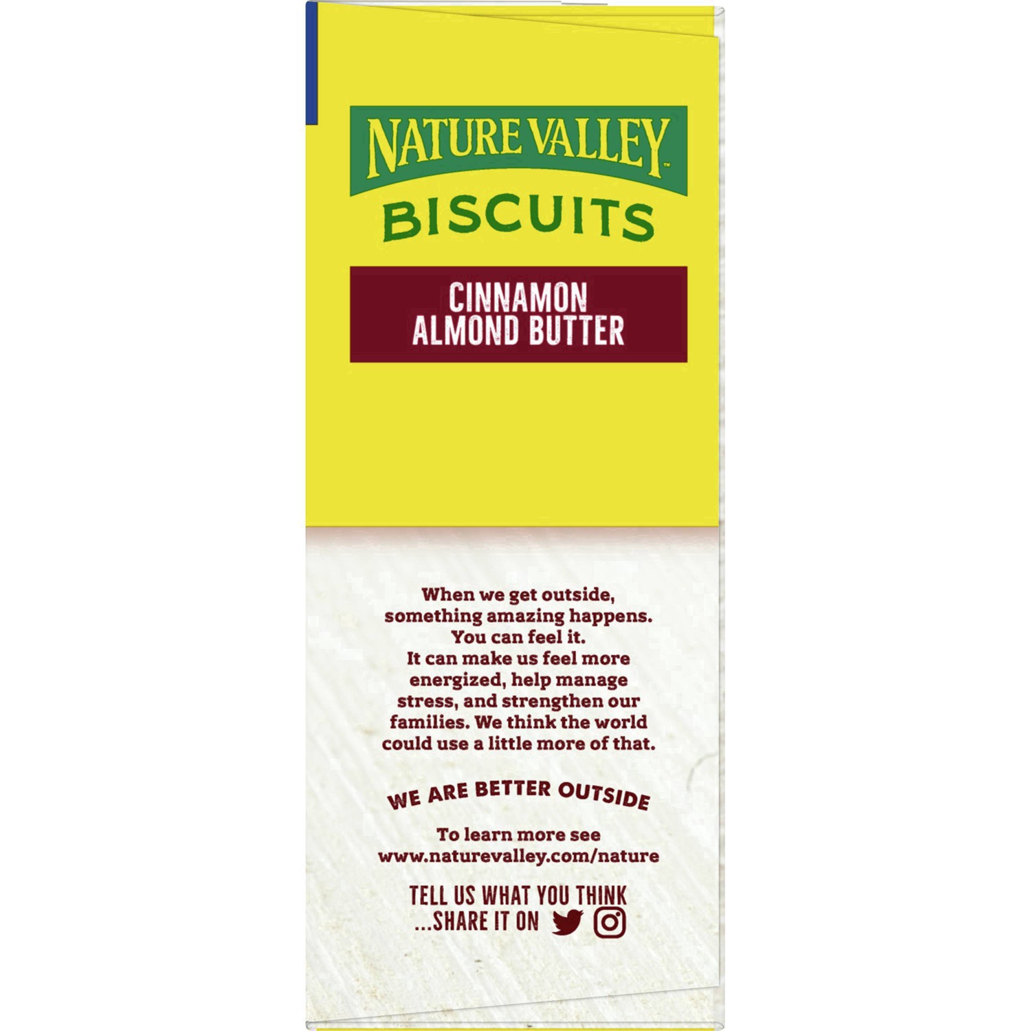 slide 67 of 134, Nature Valley Biscuit Sandwiches, Cinnamon Almond Butter, 10 ct, 13.5 OZ, 10 ct