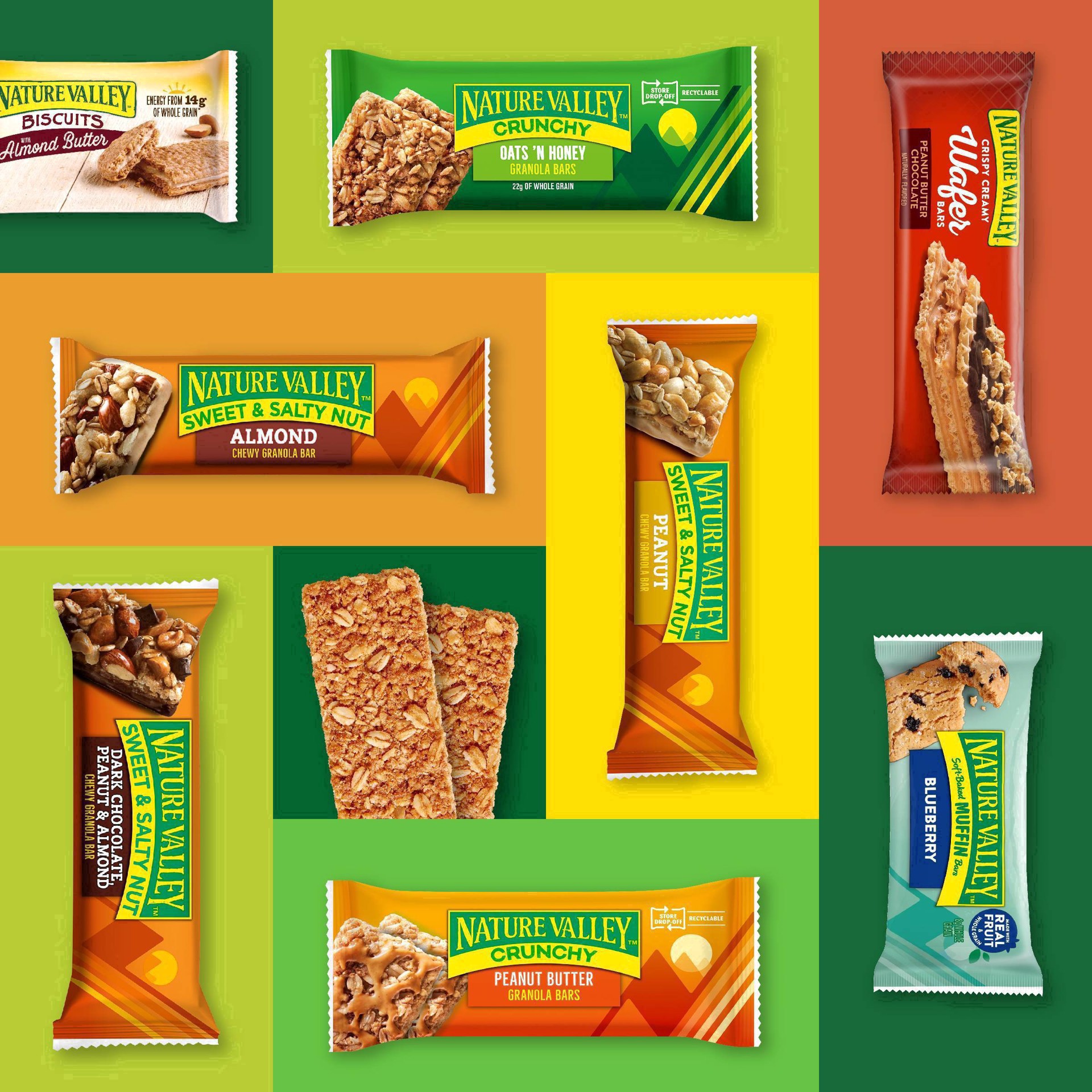 slide 68 of 134, Nature Valley Biscuit Sandwiches, Cinnamon Almond Butter, 10 ct, 13.5 OZ, 10 ct