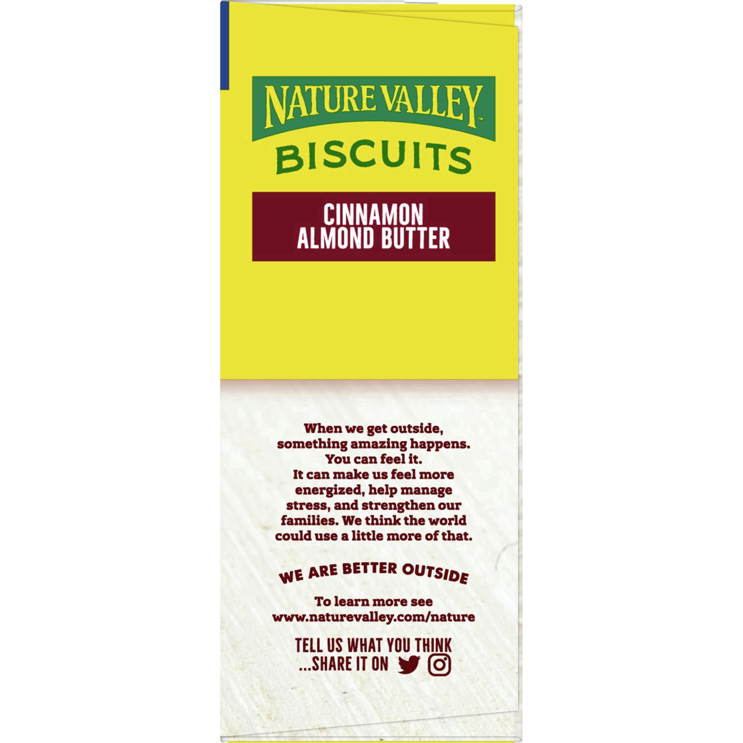 slide 90 of 134, Nature Valley Biscuit Sandwiches, Cinnamon Almond Butter, 10 ct, 13.5 OZ, 10 ct