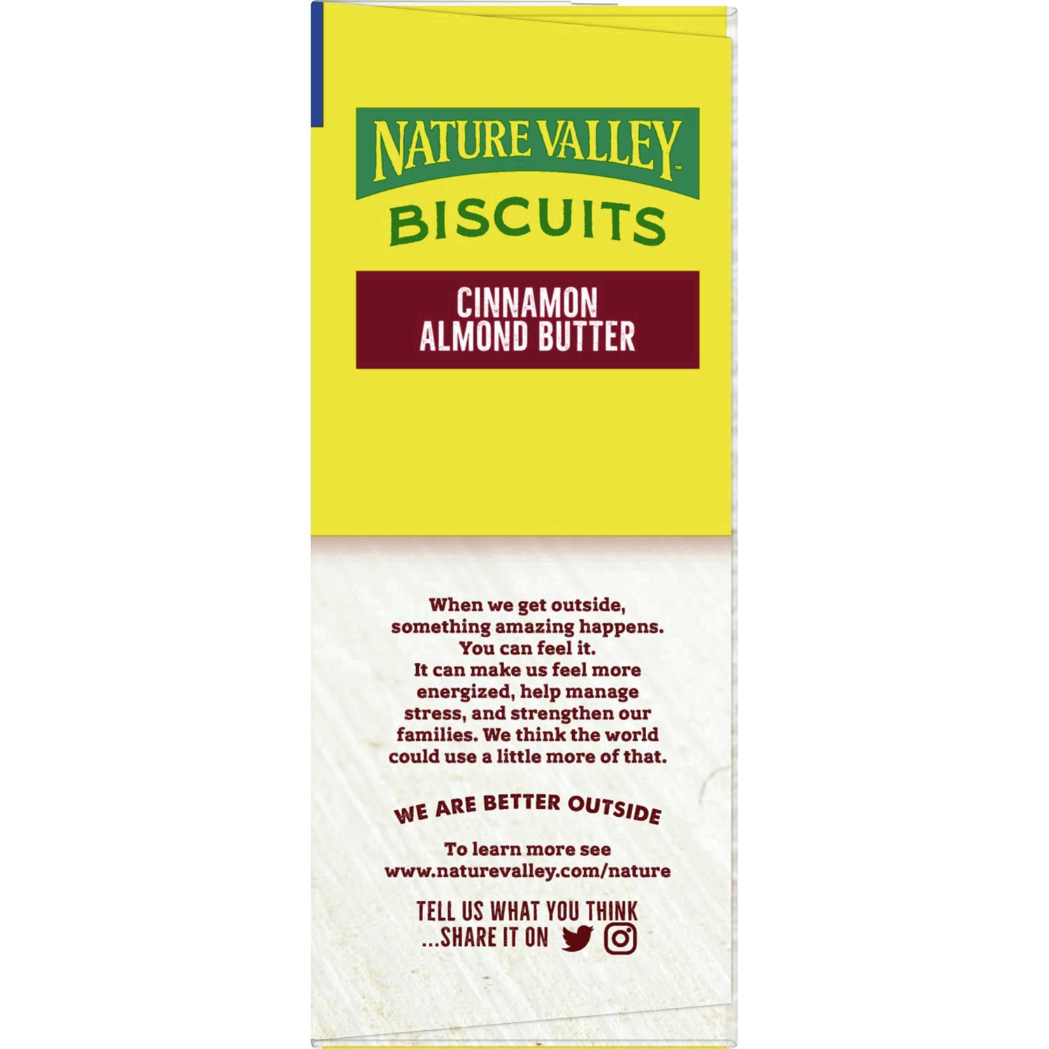 slide 132 of 134, Nature Valley Biscuit Sandwiches, Cinnamon Almond Butter, 10 ct, 13.5 OZ, 10 ct