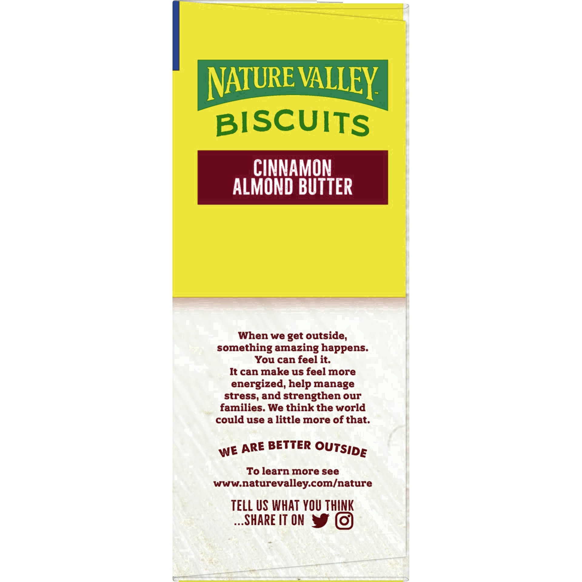 slide 9 of 134, Nature Valley Biscuit Sandwiches, Cinnamon Almond Butter, 10 ct, 13.5 OZ, 10 ct