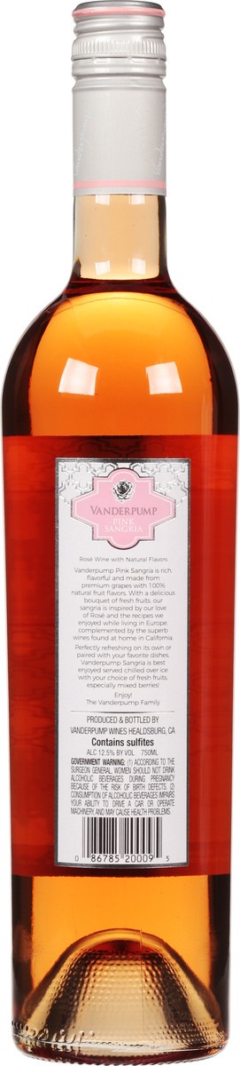 slide 2 of 7, Vanderpump Sangria Pink Sangria, 750ml, 750 ml