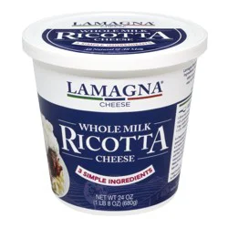 Lamagna Cheese Ricotta Cheese Whole Milk