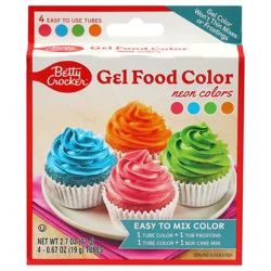 Betty Crocker Neon Gel Food Colors