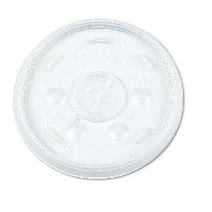 slide 1 of 1, Dart 16Sl Straw Slot Translucent Lids, 100 ct