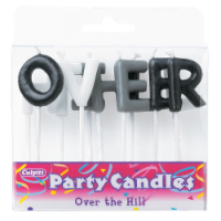 slide 1 of 1, Culpitt Candle Birthday Letters Over The Hill - Each, 11 ct