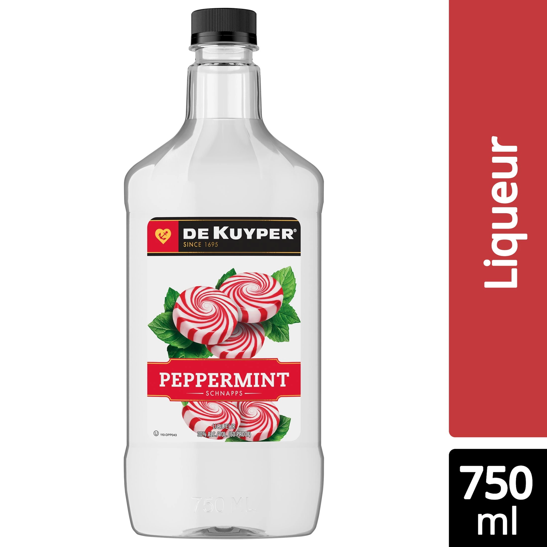 slide 1 of 2, DeKuyper Peppermint Schnapps Liqueur 750 ml, 750 ml