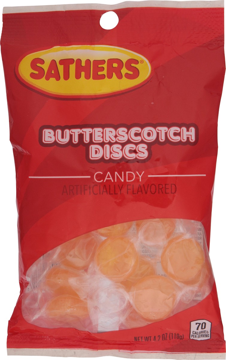 slide 12 of 12, Sathers Butterscotch Discs Candy 4.2 oz, 4.2 oz