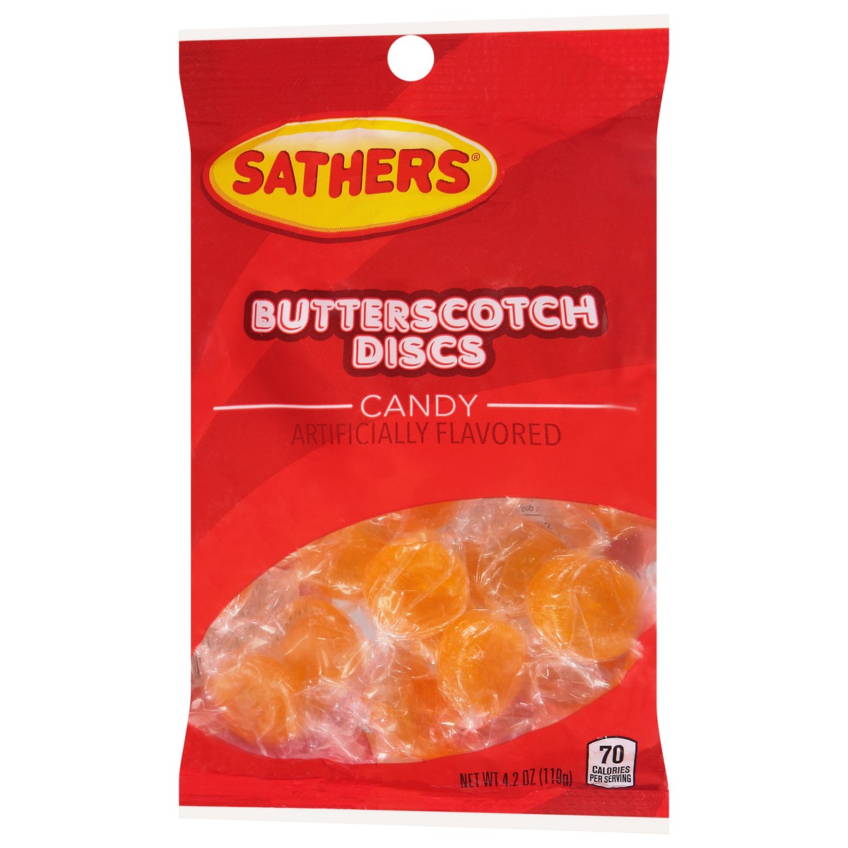 slide 7 of 12, Sathers Butterscotch Discs Candy 4.2 oz, 4.2 oz