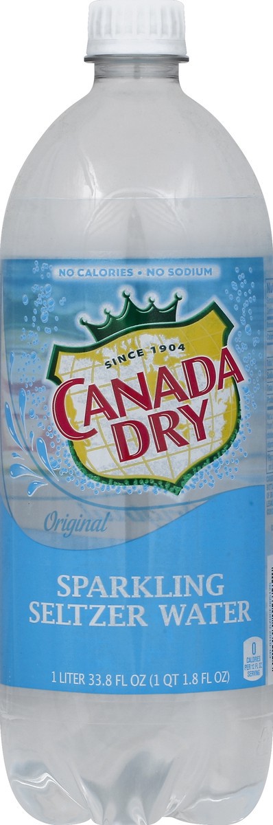 slide 1 of 4, Canada Dry Seltzer Water - 33.8 oz, 33.8 oz