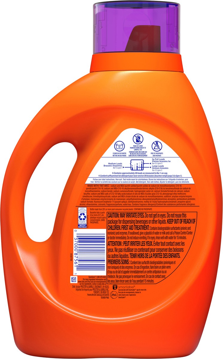 slide 4 of 4, Tide + Spring & Renewal Detergent 2.72 lt, 2.72 L