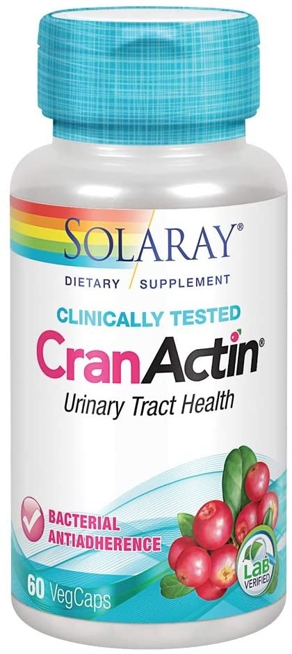 slide 1 of 1, Solaray Cranactin Vegetarian Capsules, 60 ct