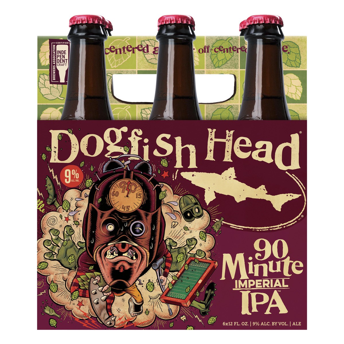 slide 2 of 5, Dogfish Head 90 Minute IPA Beer (12 fl. oz. Bottle, 6pk.), 6 ct; 12 oz