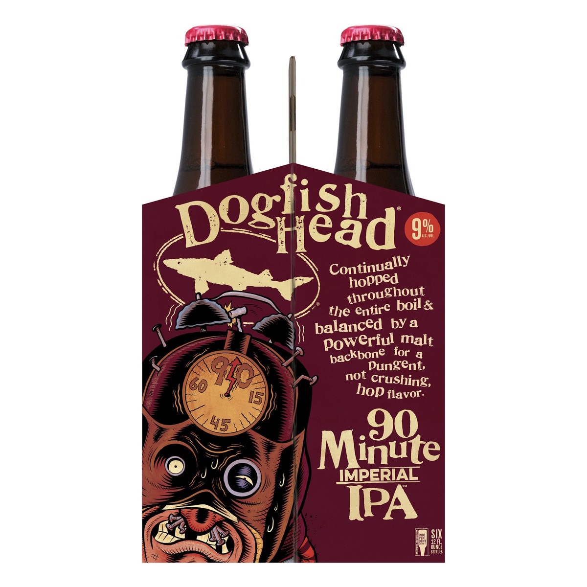 slide 4 of 5, Dogfish Head 90 Minute IPA Beer (12 fl. oz. Bottle, 6pk.), 6 ct; 12 oz