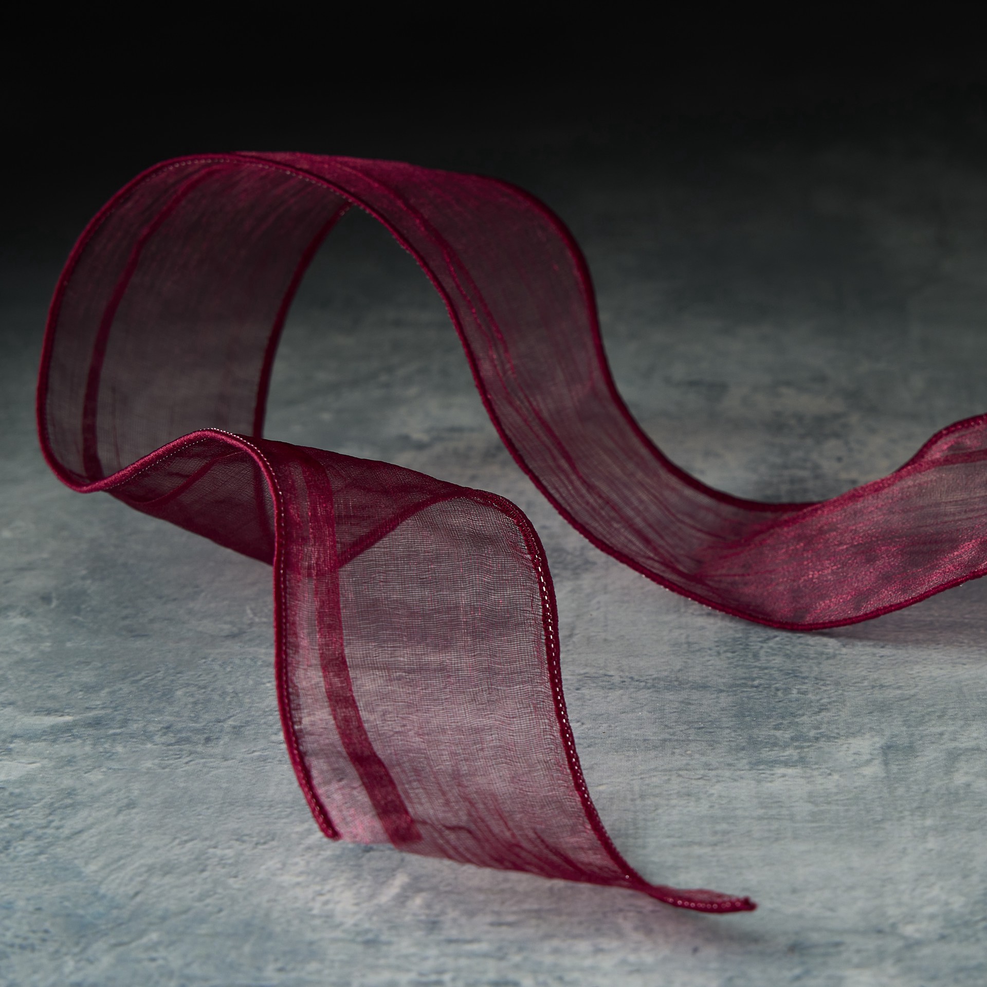 slide 2 of 2, 2" X 5yd. Wired Crinkle Sheer Ribbon By Celebrate It, 2 in x 5 yd