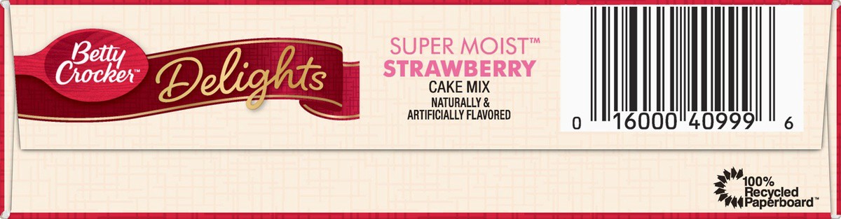 slide 2 of 10, Betty Crocker Super Moist Strawberry Cake Mix, 15.25 oz