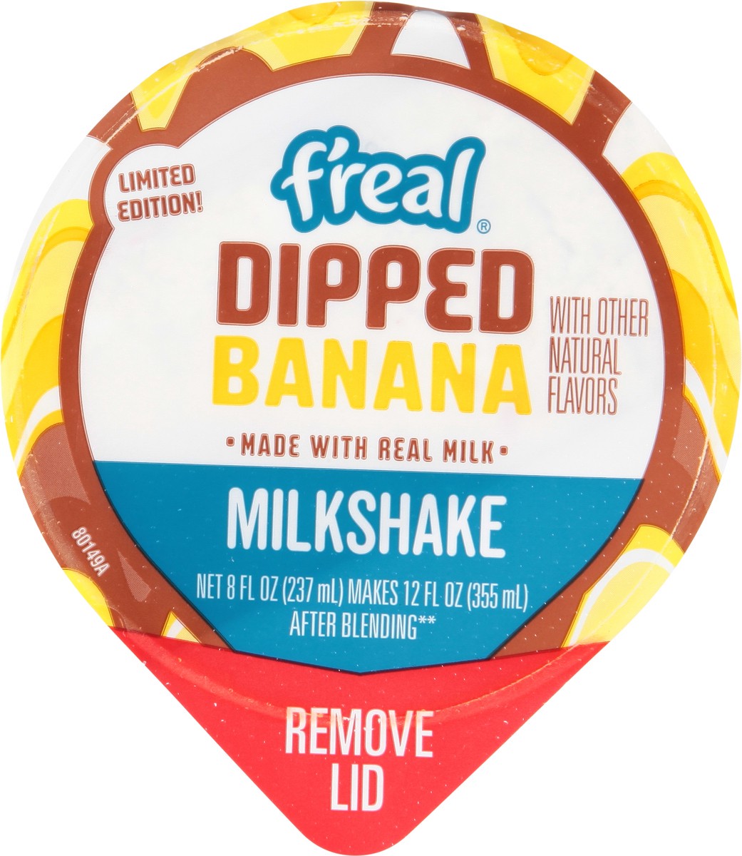slide 14 of 14, F'real Dipped Banana Milkshake 8 fl oz, 8 fl oz