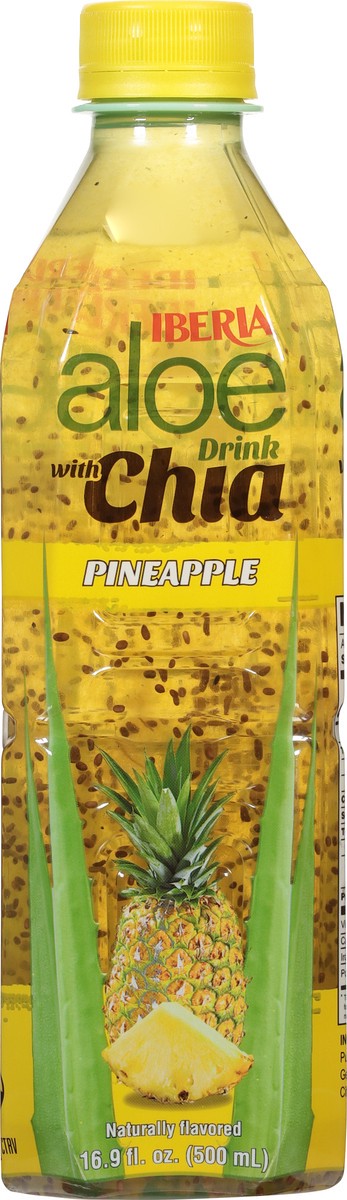 slide 13 of 14, Iberia Aloe Drink, with Chia, Pineapple - 16.9 oz, 16.9 oz