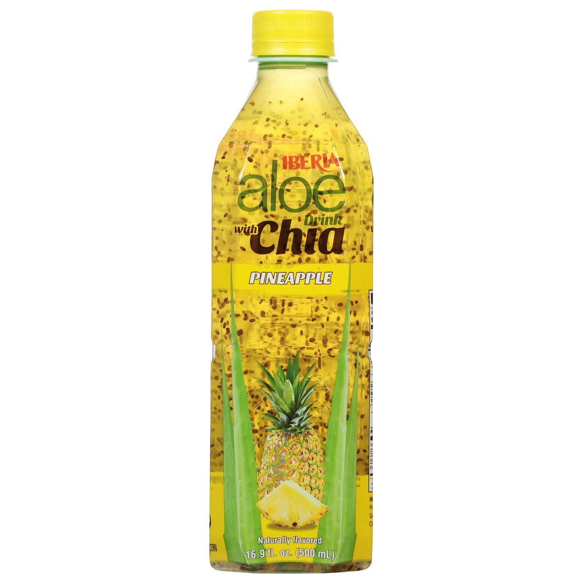 slide 1 of 14, Iberia Aloe Drink, with Chia, Pineapple - 16.9 oz, 16.9 oz
