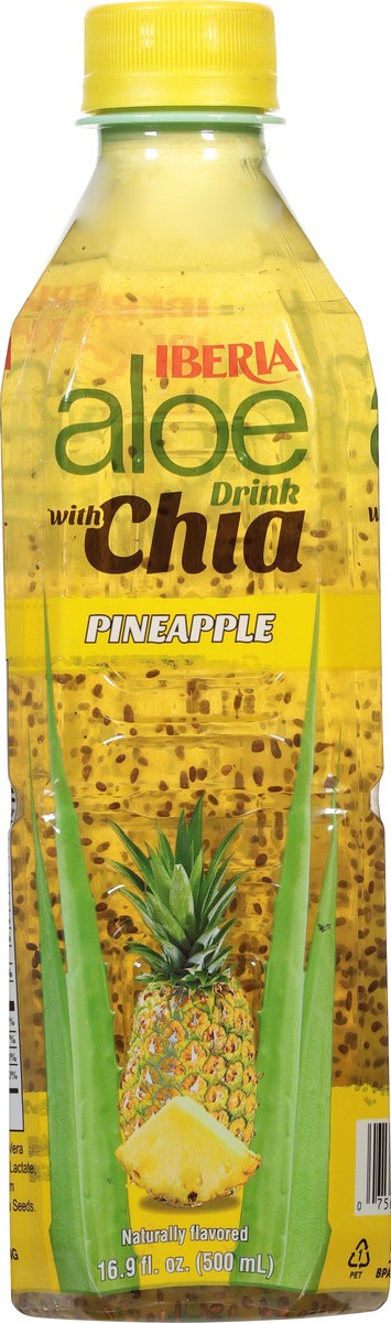 slide 10 of 14, Iberia Aloe Drink, with Chia, Pineapple - 16.9 oz, 16.9 oz