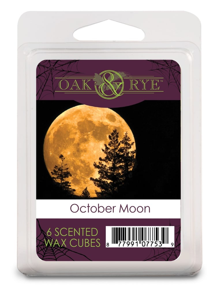 slide 1 of 1, Oak & Rye October Moon Scented Wax Cubes, 6 ct