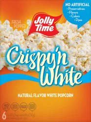 Jolly Time Crispy N White Microwave Popcorn