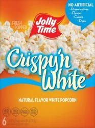 Jolly Time Crispy N White Microwave Popcorn
