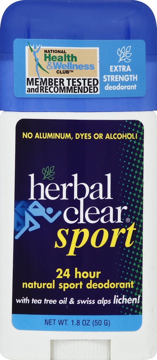 slide 2 of 2, Herbal Clear Sport Deodorant, 1.8 oz