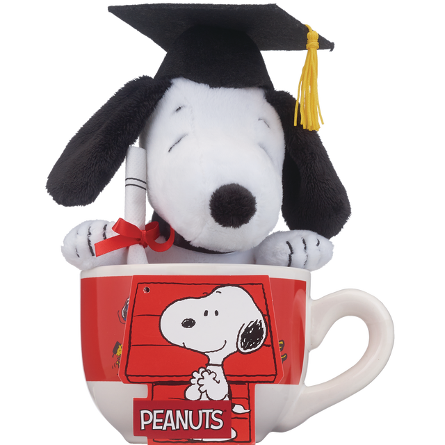 slide 1 of 1, STAR BRITE CANDLE CO, LLC Snoopy Grad Plush In Mug, 1 ct