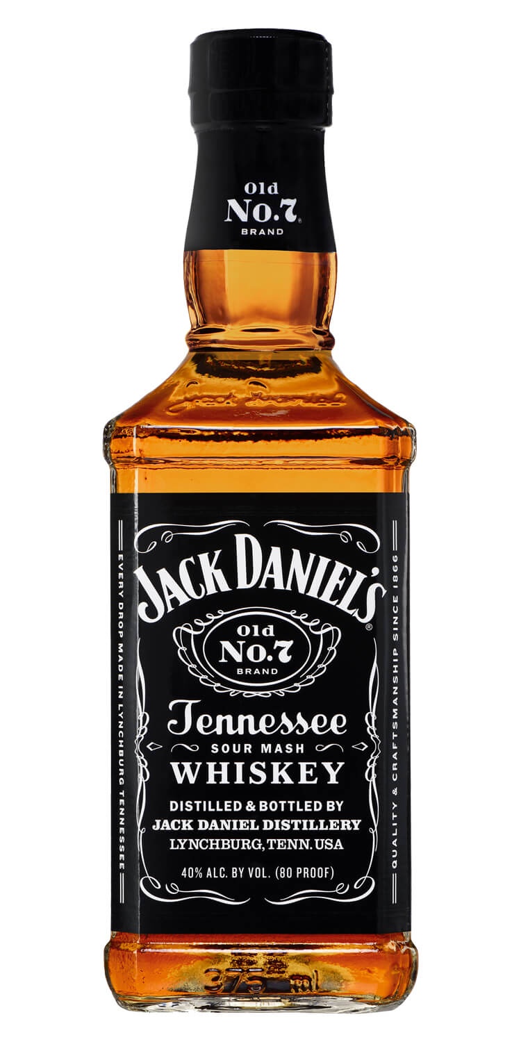 slide 1 of 1, Jack Daniel's Black, 375 ml