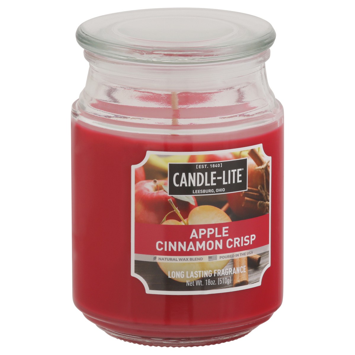 slide 3 of 10, Candle-Lite Apple Cinnamon Crisp Candle 1 ea, 1 ct