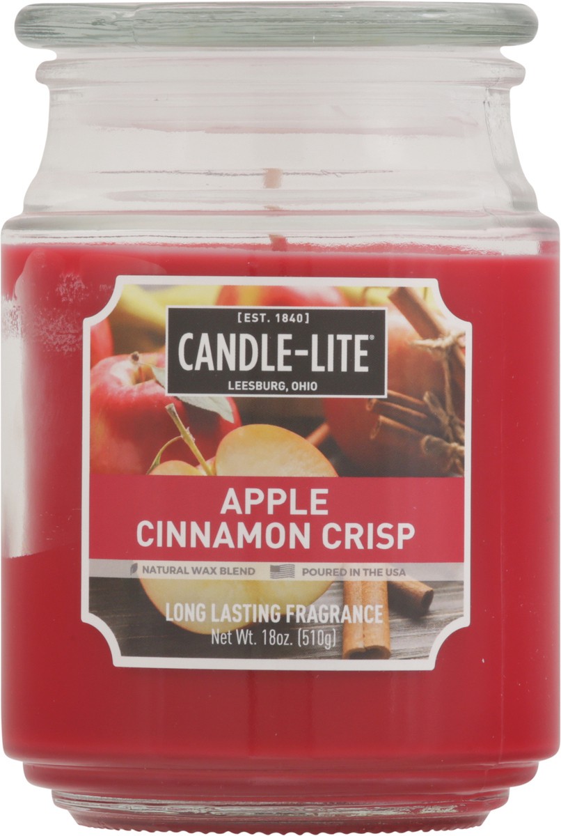 slide 9 of 10, Candle-Lite Apple Cinnamon Crisp Candle 1 ea, 1 ct