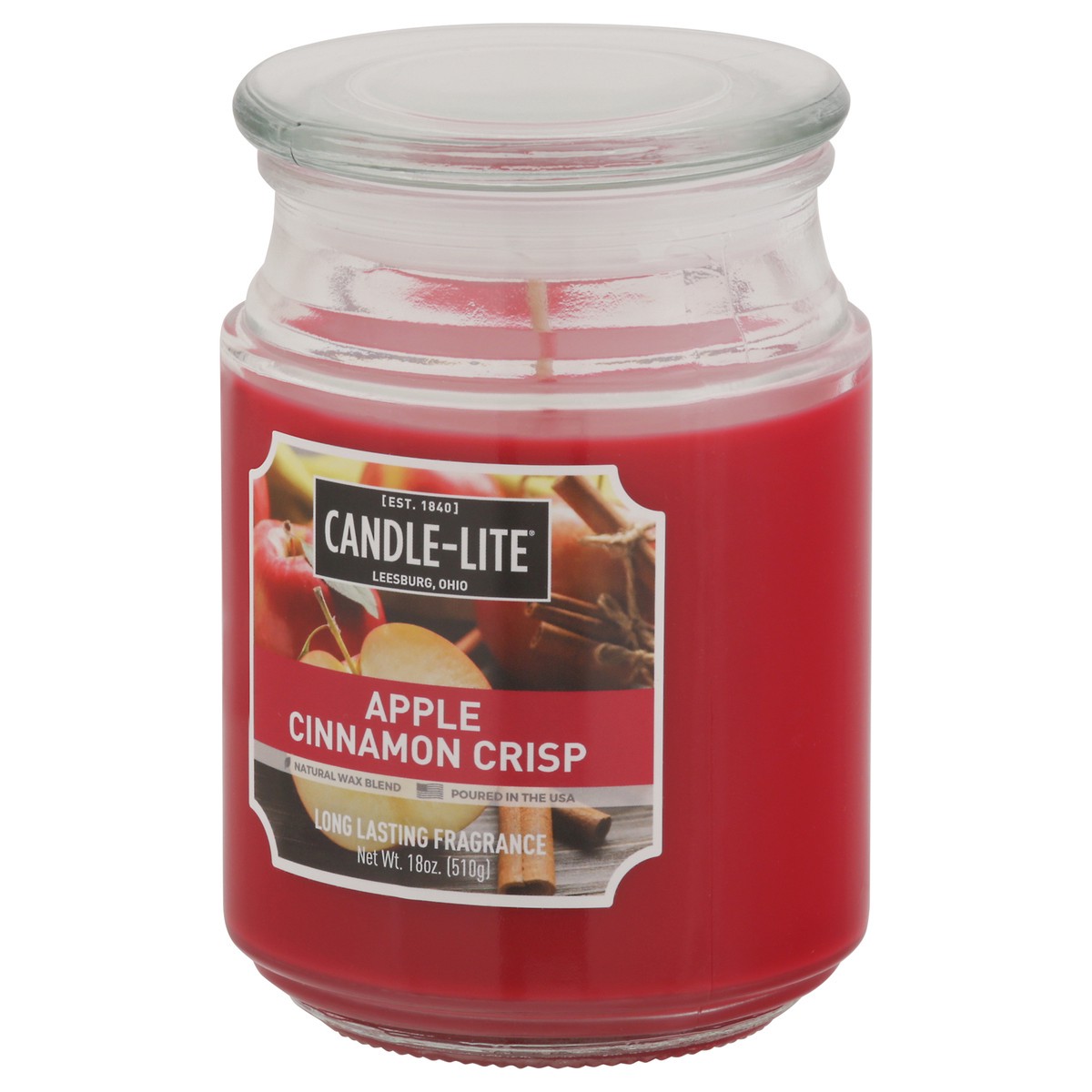 slide 4 of 10, Candle-Lite Apple Cinnamon Crisp Candle 1 ea, 1 ct