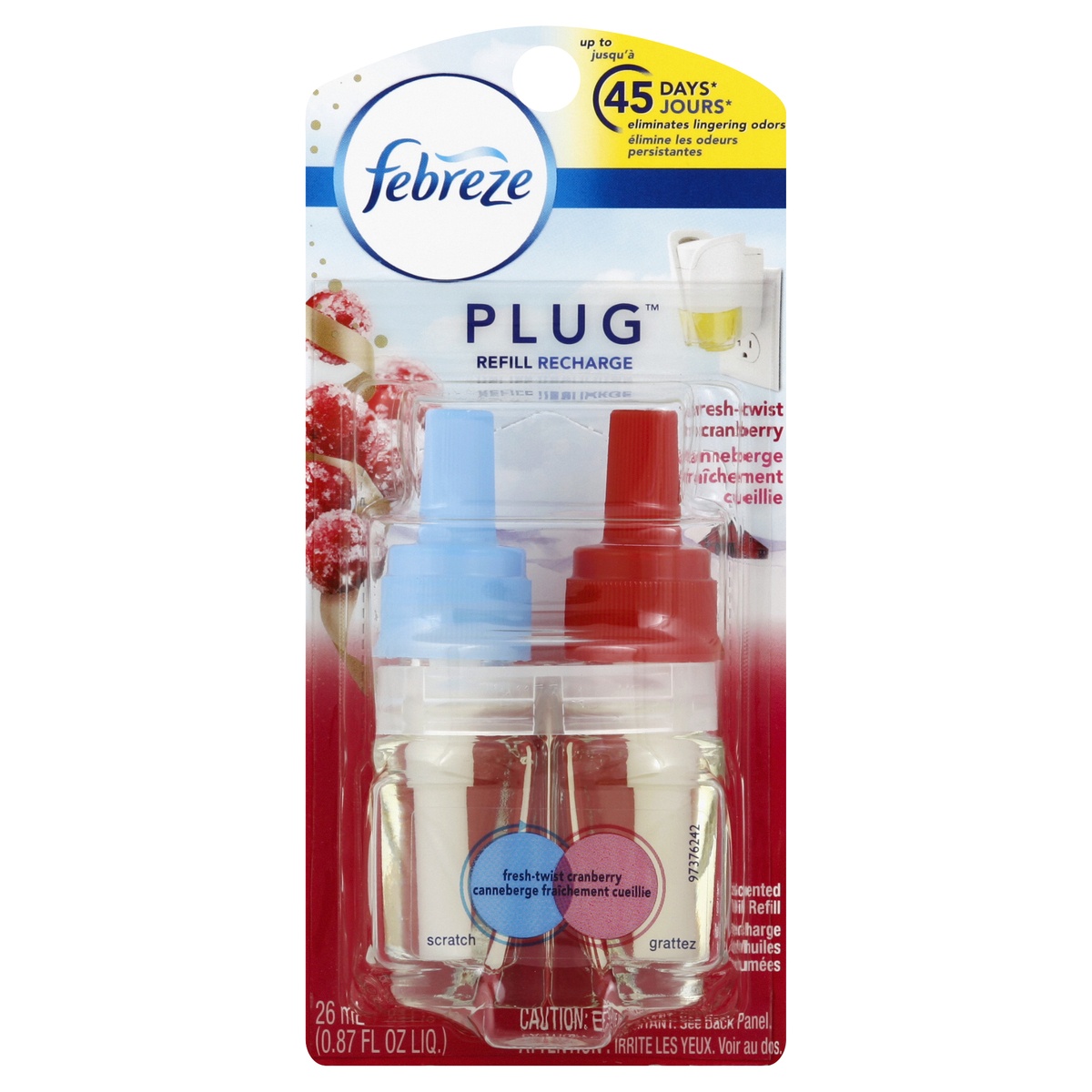 slide 1 of 1, Febreze Scented Oil Refill , 0.87 oz