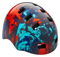 Schwinn Sunburst Child's Helmet Orange/Blue/Black