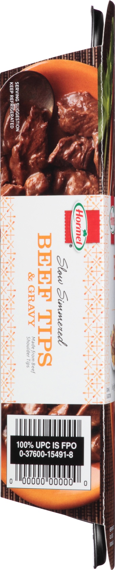 slide 2 of 6, HORMEL SQUARE TABLE Slow Simmered Beef Tips and Gravy, 15 oz