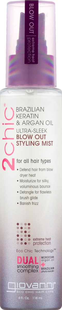 slide 2 of 3, Giovanni 2chic Ultra-Sleek Blow Out Styling Mist, 4 oz