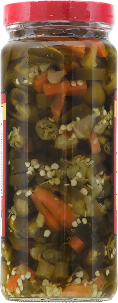 slide 10 of 11, That Pickle Guy Chunky Hot Giardiniera Pickles 16 fl oz Jar, 16 fl oz