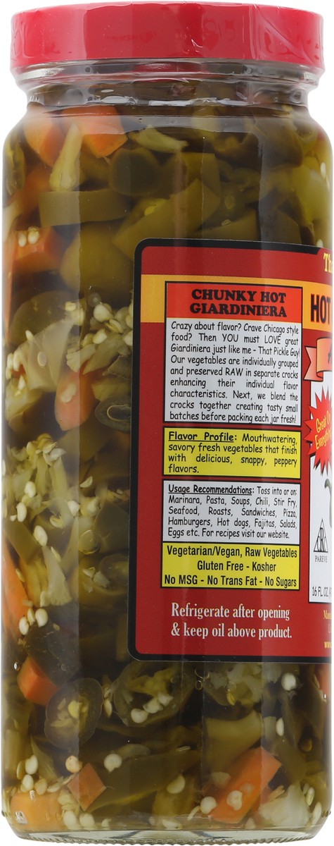 slide 4 of 11, That Pickle Guy Chunky Hot Giardiniera Pickles 16 fl oz Jar, 16 fl oz
